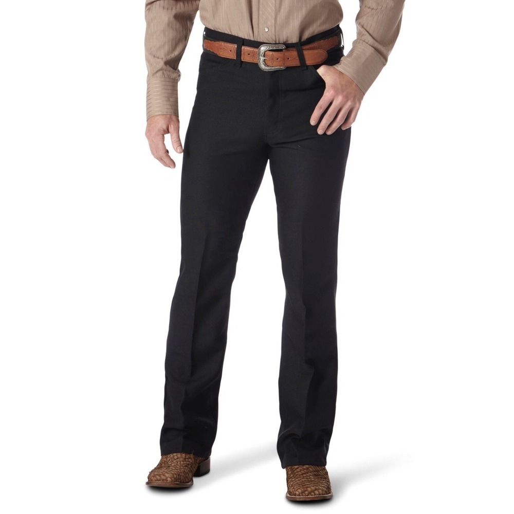 Wrangler‎ Men's Wrancher Dress Jean, Black, 48W X 32L NWT